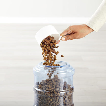 موزّع أكل ومي أوتوماتيكي 3.8L خلي حيوانك دايماً شبعان ومرتاح حتى وإنت مش موجود!